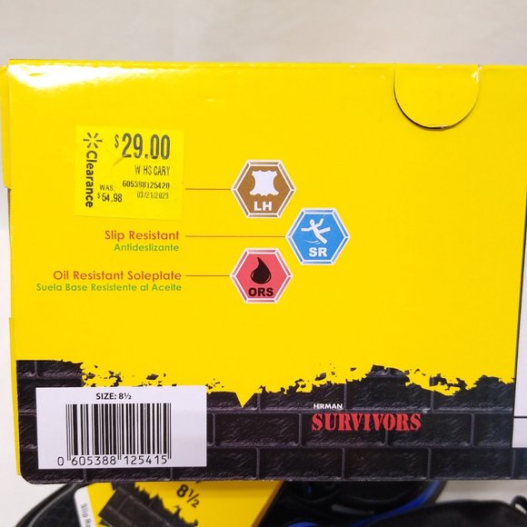 Herman Survivors Women's Cary Size 8.5 Medium Soft Toe Work Shoes New In Box - Picture 12 of 13